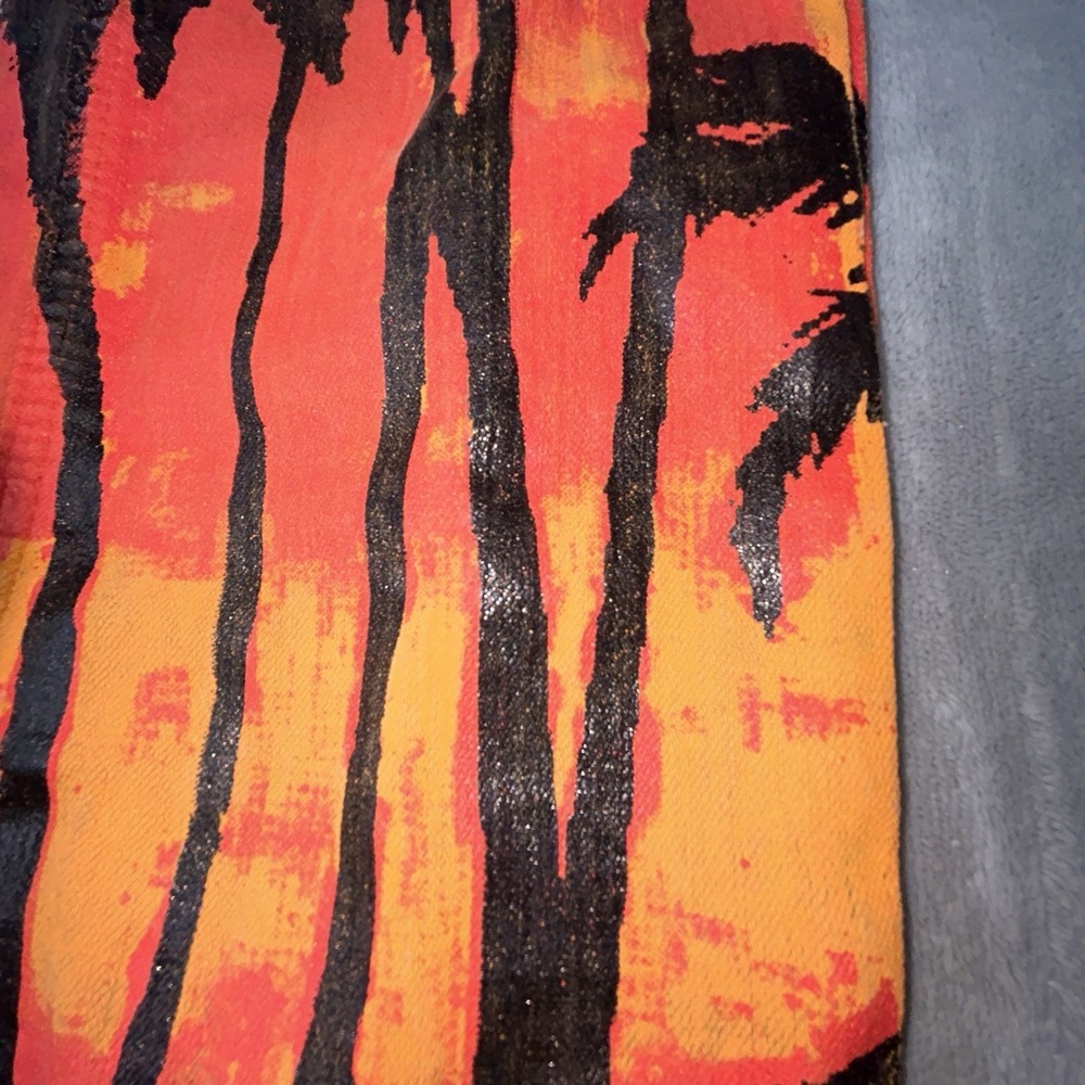 Serenede Jeans Light Blue Wash Size 36x32 Sunset Painting Leg Skinny Distressed - Picture 4 of 15